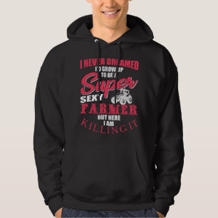 Sudadera Gran regalo de tractor de agricultor diciendo gran