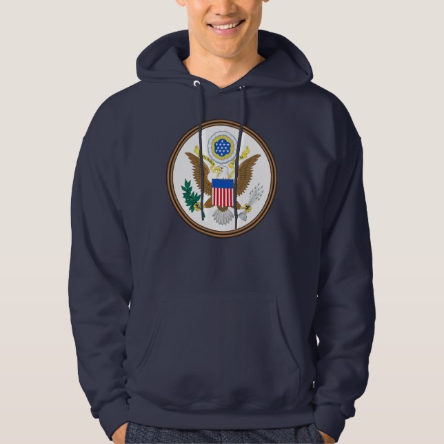 Sudadera Gran Sello De Estados Unidos  (Anverso)