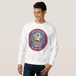 Sudadera Gran Sello de la forma del círculo de Estados Unid