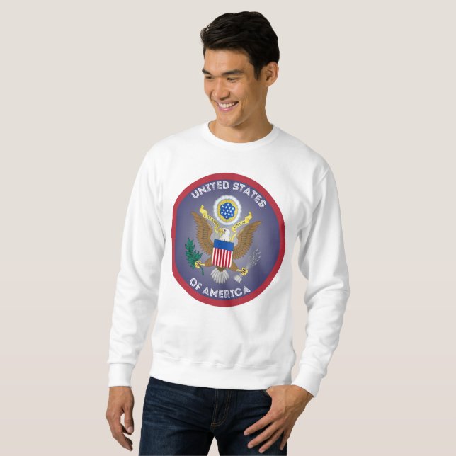 Sudadera Gran Sello de la forma del círculo de Estados Unid (Anverso completo)