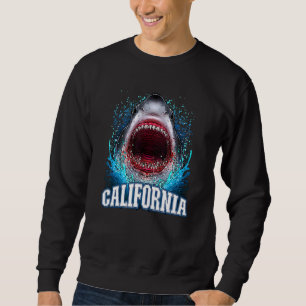 Sudadera Gran viaje de vacaciones de tiburón blanco a Calif