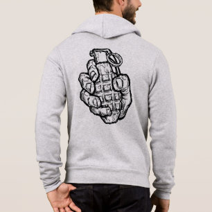 Sudadera Granada De Mano Al Estilo De Los Comics