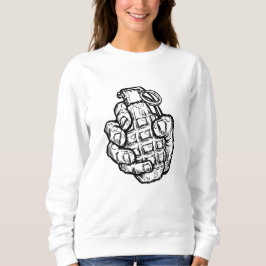 Sudadera Granada De Mano Al Estilo De Los Comics