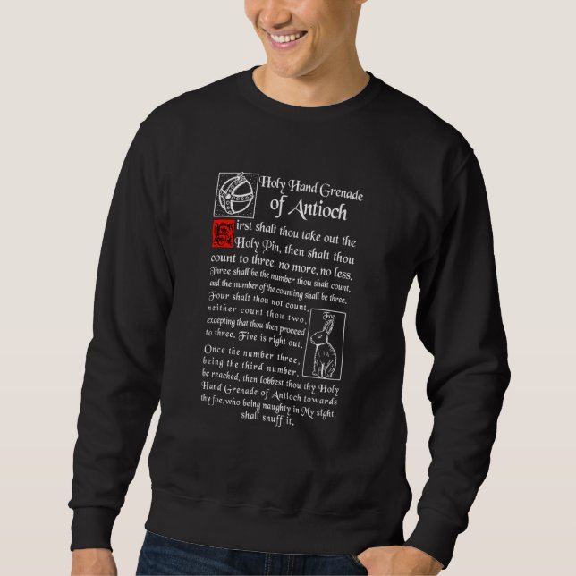 Sudadera Granada De Mano Santa De Antioquía (Anverso)