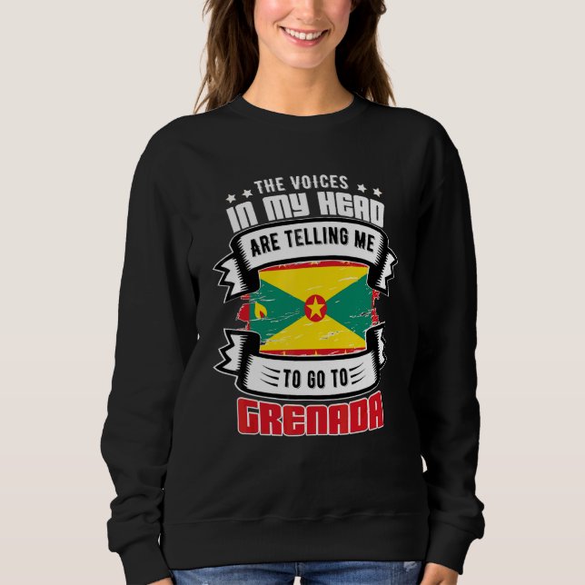 Sudadera Granada En Mi Cabeza (Anverso)