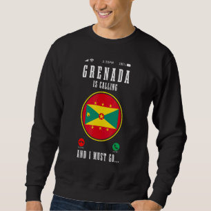 Sudadera Granada está llamando y debo ir  Bandera de Granad