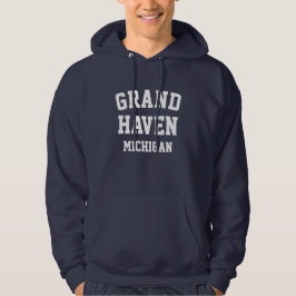 Sudadera Grand Haven Michigan Printed Hoodie