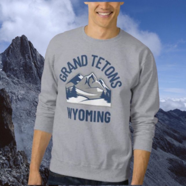 Sudadera Grand Tetones Wyoming (Subido por el creador)