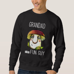 Sudadera Grandad Aka Fun Guy Fungi Mushroom Para El Abuelo