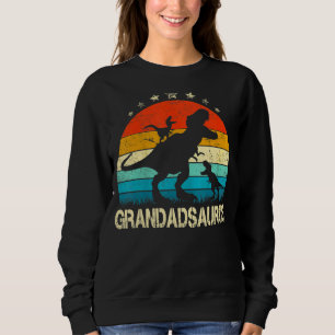Sudadera Grandad Dinosaurio Grandadsauro 2 Dos Niños Christ