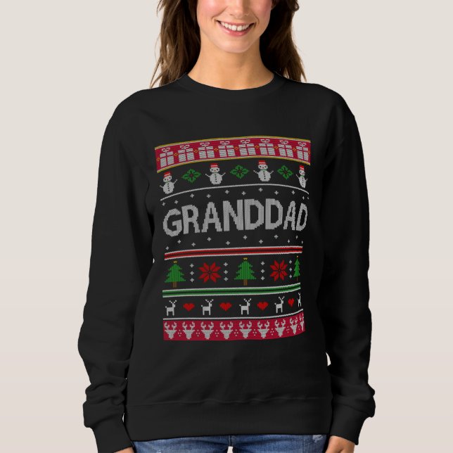Sudadera Grandad  for Christmas from Grandson Granddaughter (Anverso)