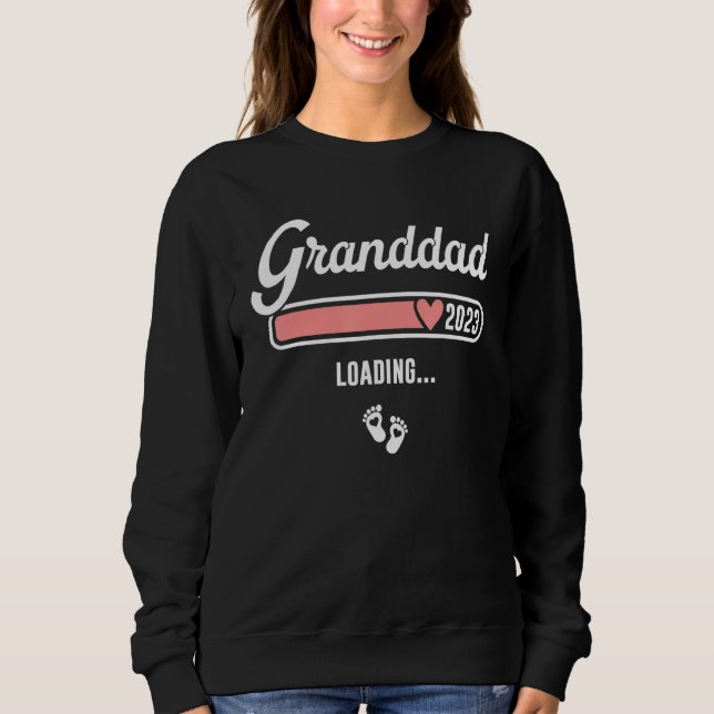 Sudadera Granddad 2023 loading for pregnancy announcement (Anverso)