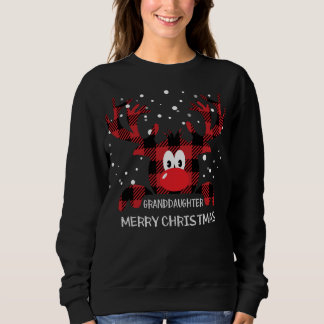 Sudadera Granddaughter Always be yourself Reindeer Santa Ha