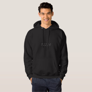 Sudadera Grande y Negrita con Fecha de Aniversario