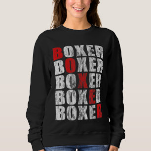 Sudadera Grandes Combatientes De Boxer Para Entrenar Y Trab