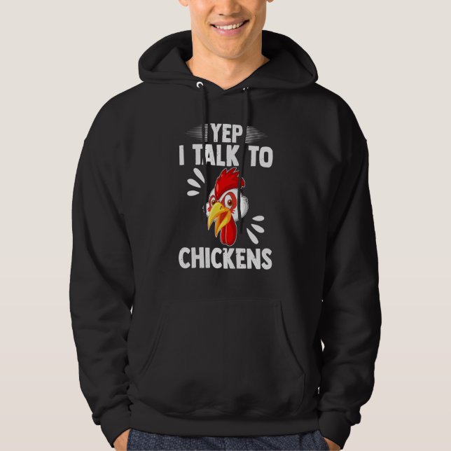 Sudadera Grandes Criadores De Pollos Les Hablo A Los Pollos (Anverso)
