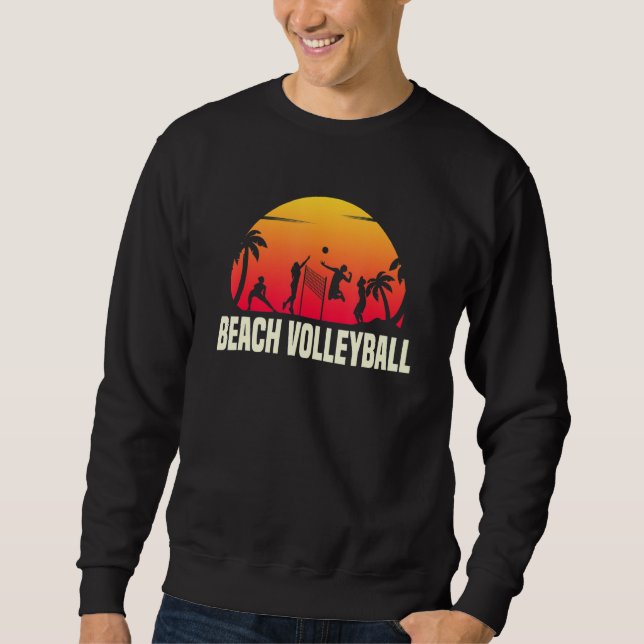 Sudadera Grandes equipos de voleibol playa Deportes de vera (Anverso)