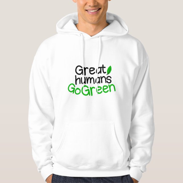 Sudadera grandes humanos verdes (Anverso)