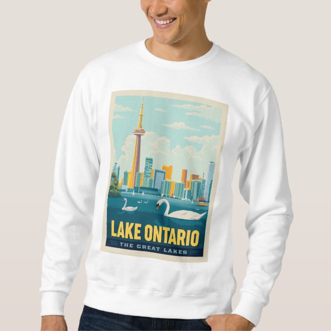 Sudadera Grandes Lagos | Lago Ontario (Anverso)