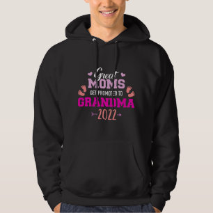 Sudadera Grandes mamás son ascendidas a abuela 2022 