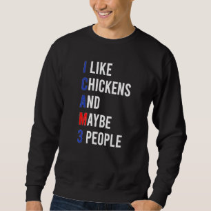 Sudadera Grandioso Pollo Amor Pollo Me Gusta El Sarcasmo De