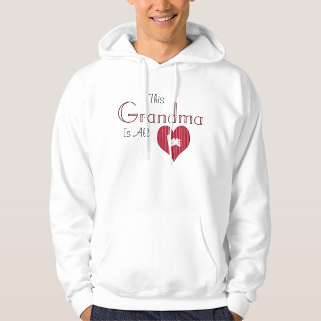 SUDADERA GRANDMA ES TODO UNA DUCHA DE CORAZÓN (Anverso)