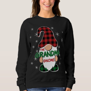 Sudadera Grandma Gnome Buffalo Plaid Matching Family Christ