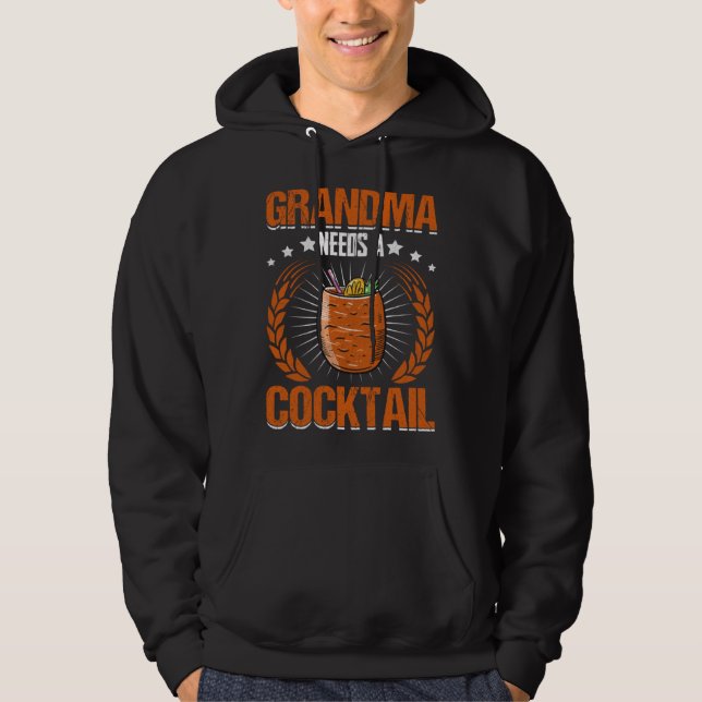 Sudadera Grandma Needs A Cocktail (Anverso)