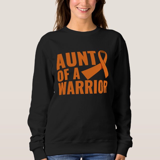 Sudadera Grandma Of A Warrior Multiple Sclerosis Awareness  (Anverso)