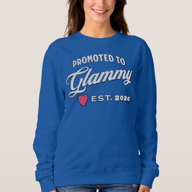 Sudadera Grandma Promotion For New Baby In 2026 (Anverso)