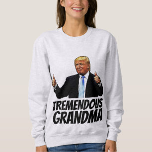 SUDADERA GRANDMA TRUMP T—CAMISETAS