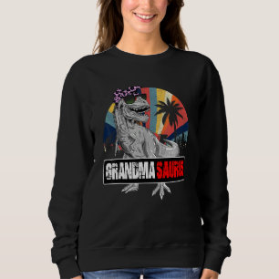 Sudadera Grandmasaurus Rex Dinosaur Grandma Saurus Family M
