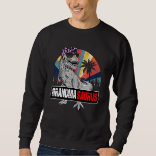 Sudadera Grandmasaurus Rex Dinosaur Grandma Saurus Family M