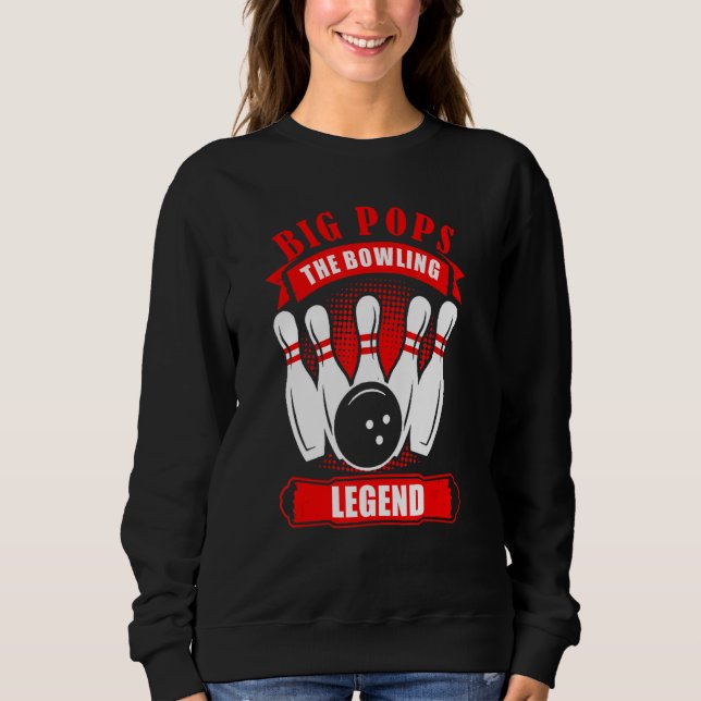 Sudadera Grandpa Bowler Ten Pin BIG POPS Legend Bowling (Anverso)