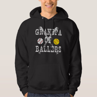 Sudadera Grandpa of Ballers T Funny Baseball Softball L