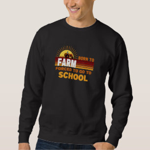 Sudadera Granja Chica que ama Tractores Cerdos Herd