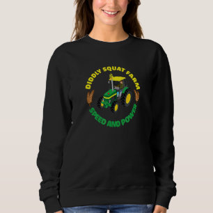 Sudadera Granja Chica que ama Tractores Cerdos Herd