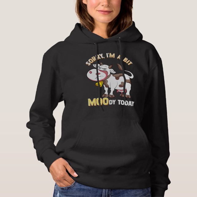Sudadera Granja Cow Moody Pun (Anverso)