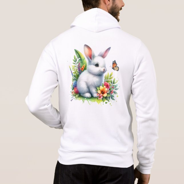 Sudadera Granja de animales bebé conejo sublimación Clipart (Reverso)