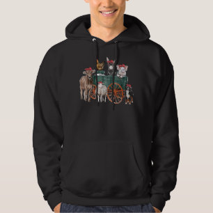 Sudadera Granja de animales Cargador Cerdo de oveja Perro d