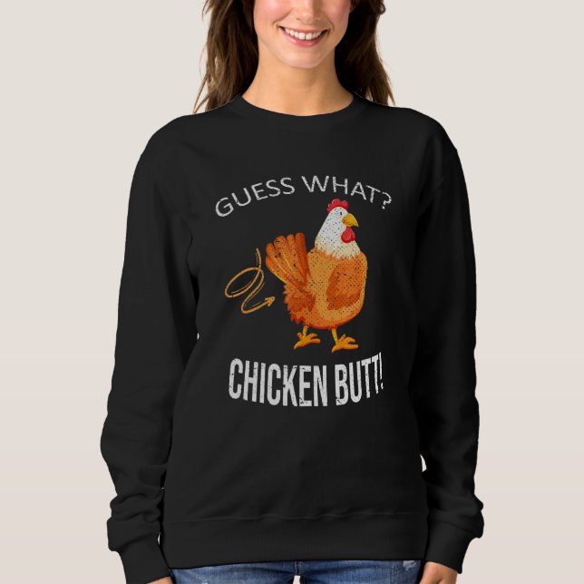 Sudadera Granja de animales de granja de pollos de pollo (Anverso)