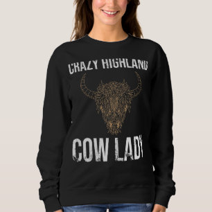 Sudadera Granja de animales Mujeres Escocia de la región mo