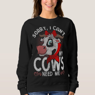Sudadera Granja de animales Perdón Por No Poder Que Mis Vac