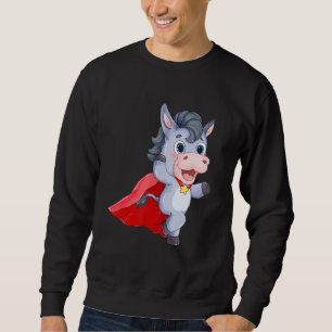Sudadera Granja de burro de bebé mola cultivando burro gran