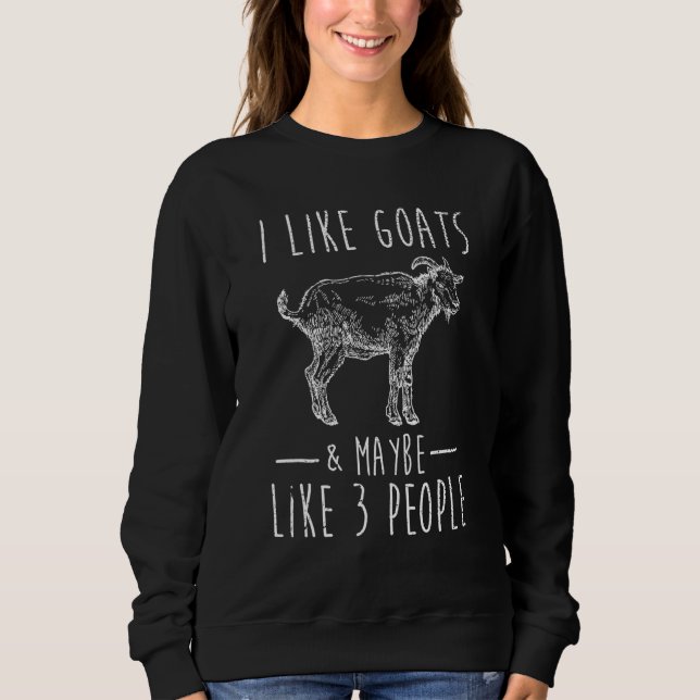 Sudadera Granja de cabra Whisperer Granjero Granjero de cab (Anverso)