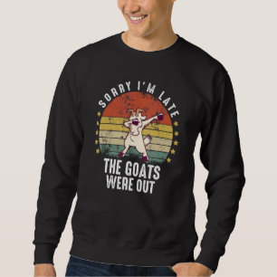 Sudadera Granja de cabras Dabbing Granjero de animales 1