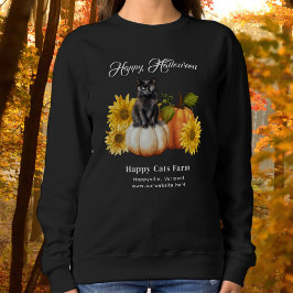 Sudadera Granja de Calabazas Nombre Temporada de Otoño 