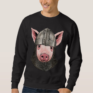 Sudadera Granja de cerdo medieval de caballero templario