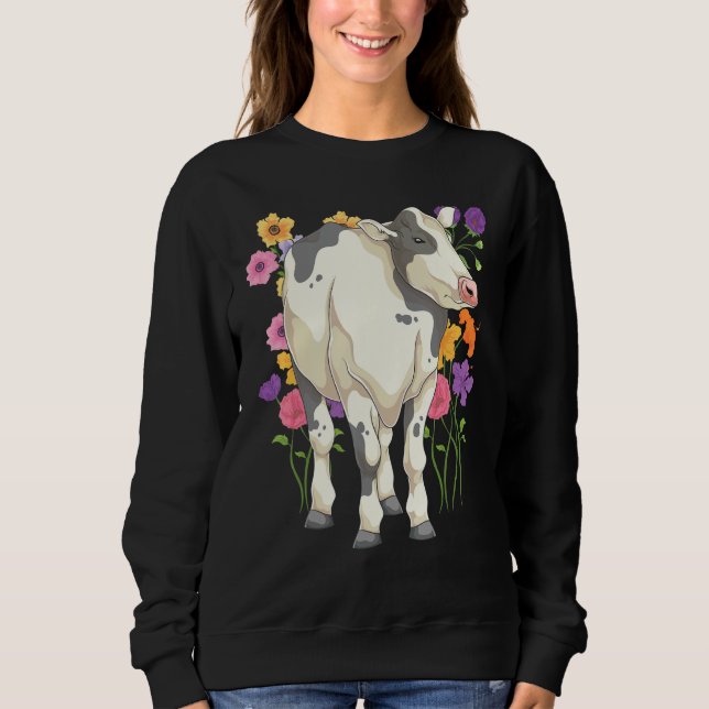 Sudadera Granja de cría de animales de la granja Lover Flor (Anverso)