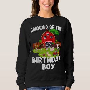 Sudadera Granja de cumpleaños Barnyard Animales Abuelo Cump